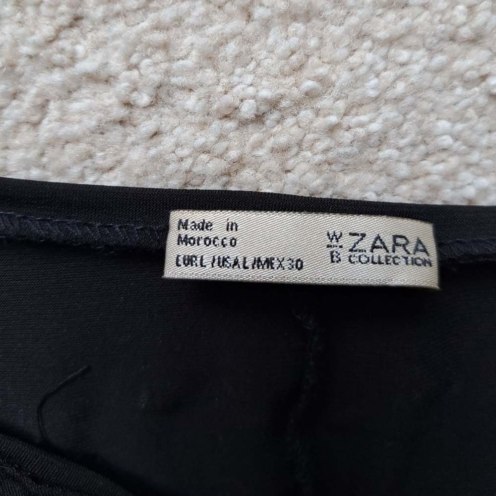 Zara gold + black dress - size large - Picture 3 of 4